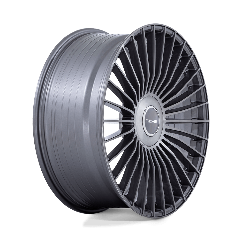Niche Serene Gloss Titanium Brushed wheel - view 3