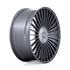 Niche Serene Gloss Titanium Brushed wheel - view 3