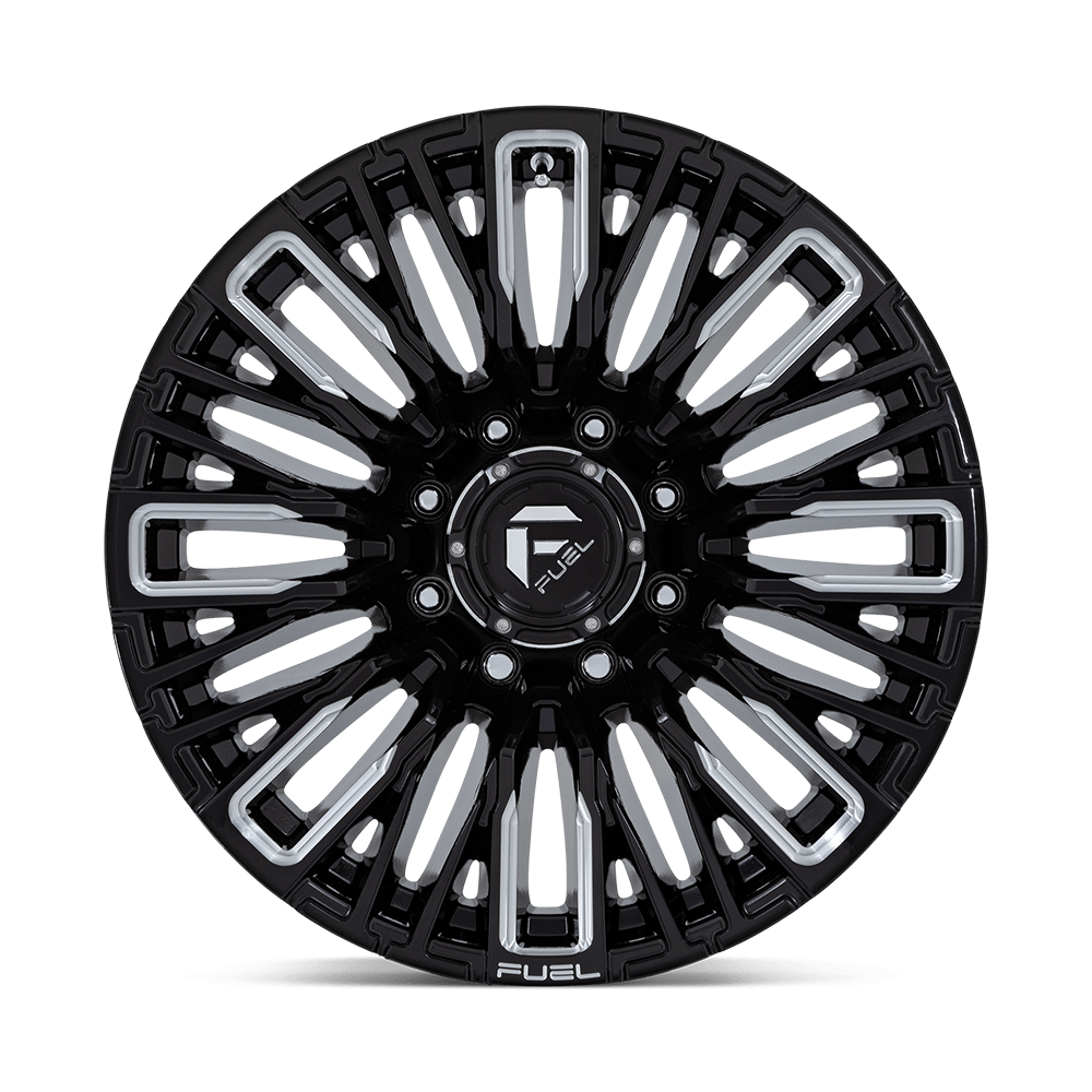 Fuel Off-Road Rebar Gloss Black Milled wheel - view 3