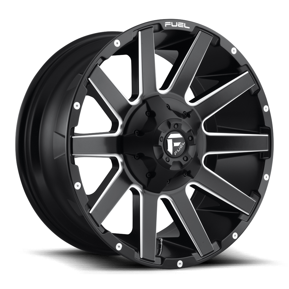 Fuel Off-Road Contra Matte Black Milled wheel - view 3