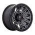 Fuel Off-Road Traction Matte Gunmetal w/ Black Ring wheel
