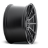 Niche Essen Matte Black wheel - view 3
