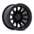 Fuel Off-Road Piston Blackout w/ Gloss Black Lip wheel