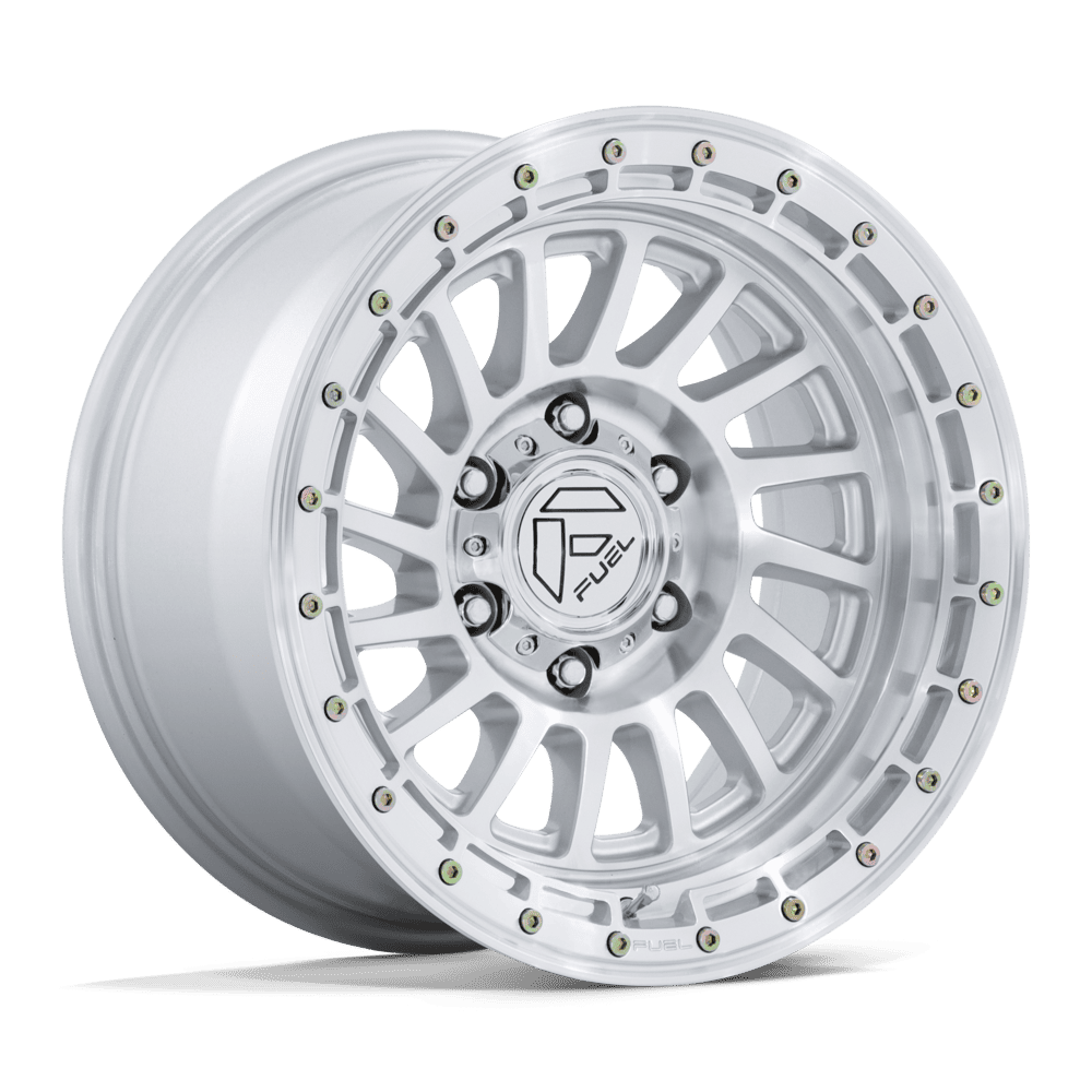 Fuel Off-Road Havoc Gloss Silver w/ Machined Face wheel