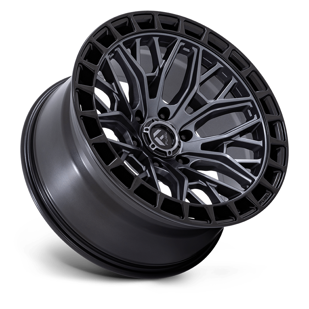 Fuel Off-Road Sigma Matte Gunmetal w/ Matte Black Lip wheel - view 2