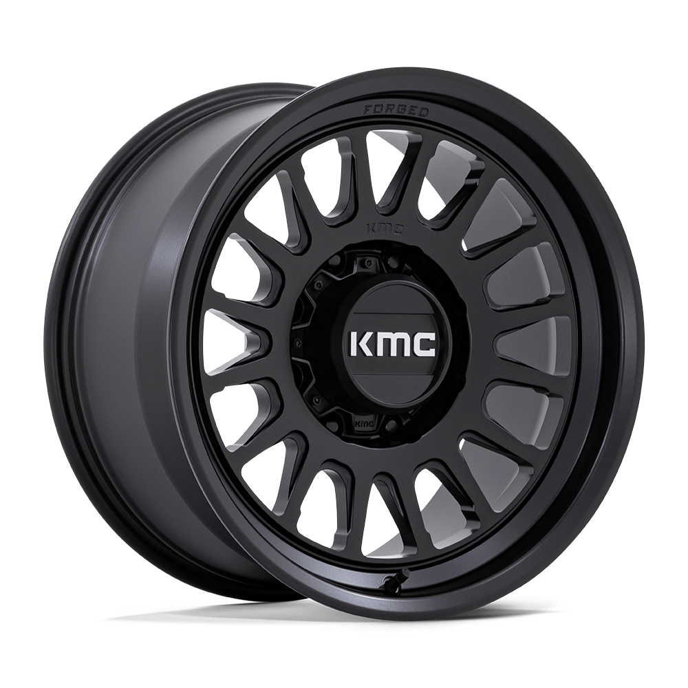 KMC KM447/KM452 Impact Forged Monoblock Satin Black wheel