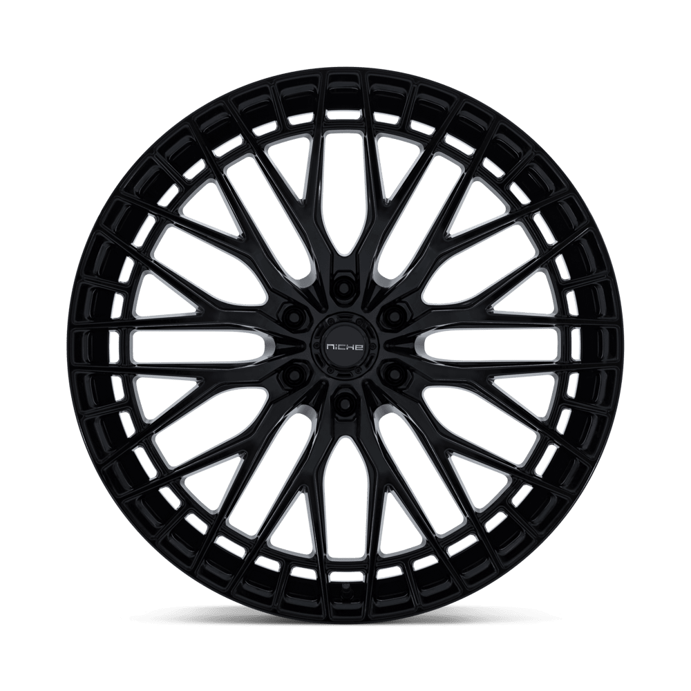Niche Genoa Gloss Black wheel - view 3