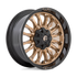 Fuel Off-Road Arc Platinum Bronze w/ Black Lip wheel