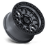 KMC KM549 GRS Gloss Gunmetal w/ Gloss Black Lip wheel - view 2