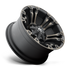 Fuel Off-Road Vapor Matte Black w/ Double Dark Tint wheel - view 2