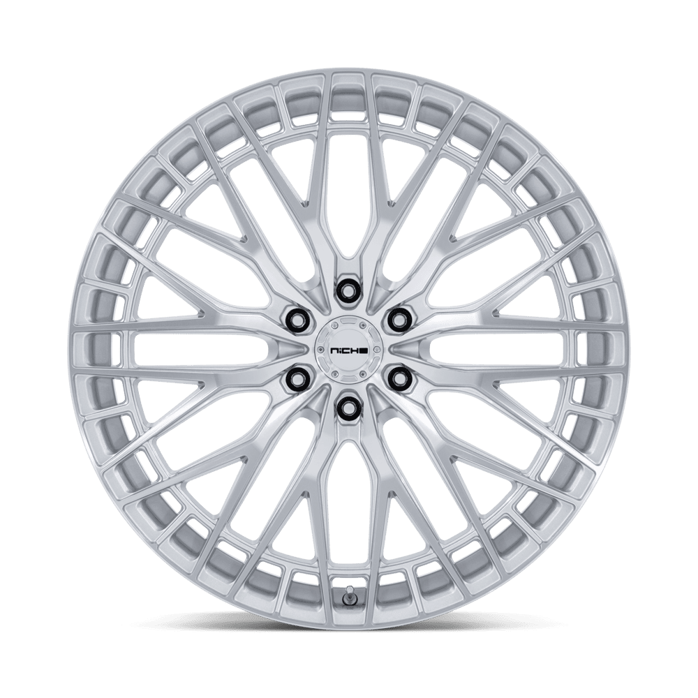 Niche Genoa Gloss Silver w/ Machined Face wheel - view 3