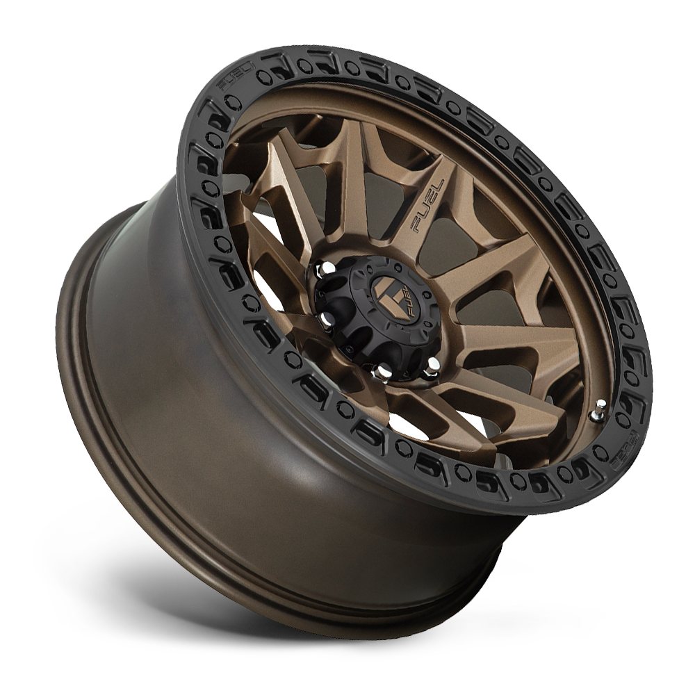 Fuel Off-Road Covert Matte Bronze w/ Black Bead Ring wheel - view 2