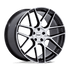TSW Lasarthe Gloss Black Machined wheel