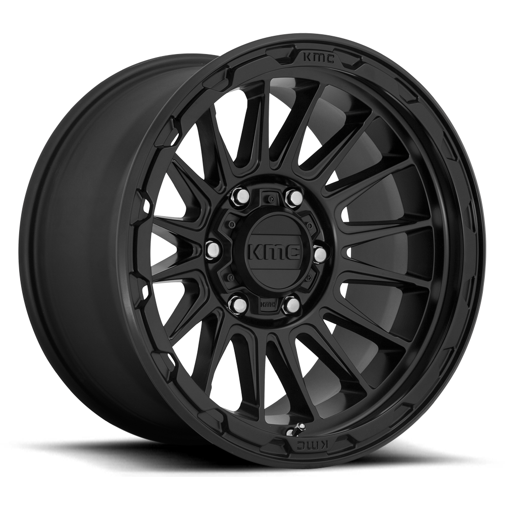 KMC KM542 Impact Satin Black wheel