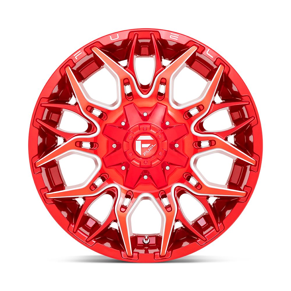Fuel Off-Road Twitch Candy Red Milled wheel - view 3
