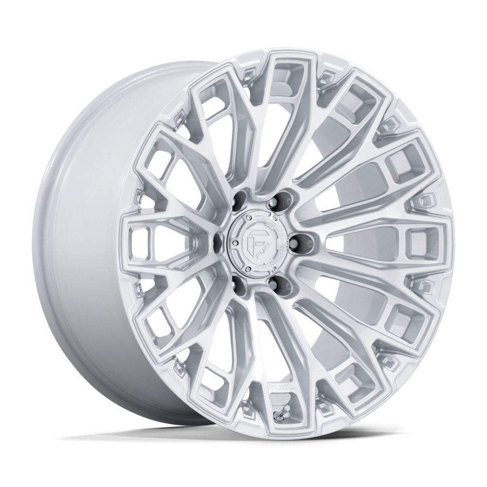Fuel Off-Road Trax Gloss Silver w/ Machined Face wheel