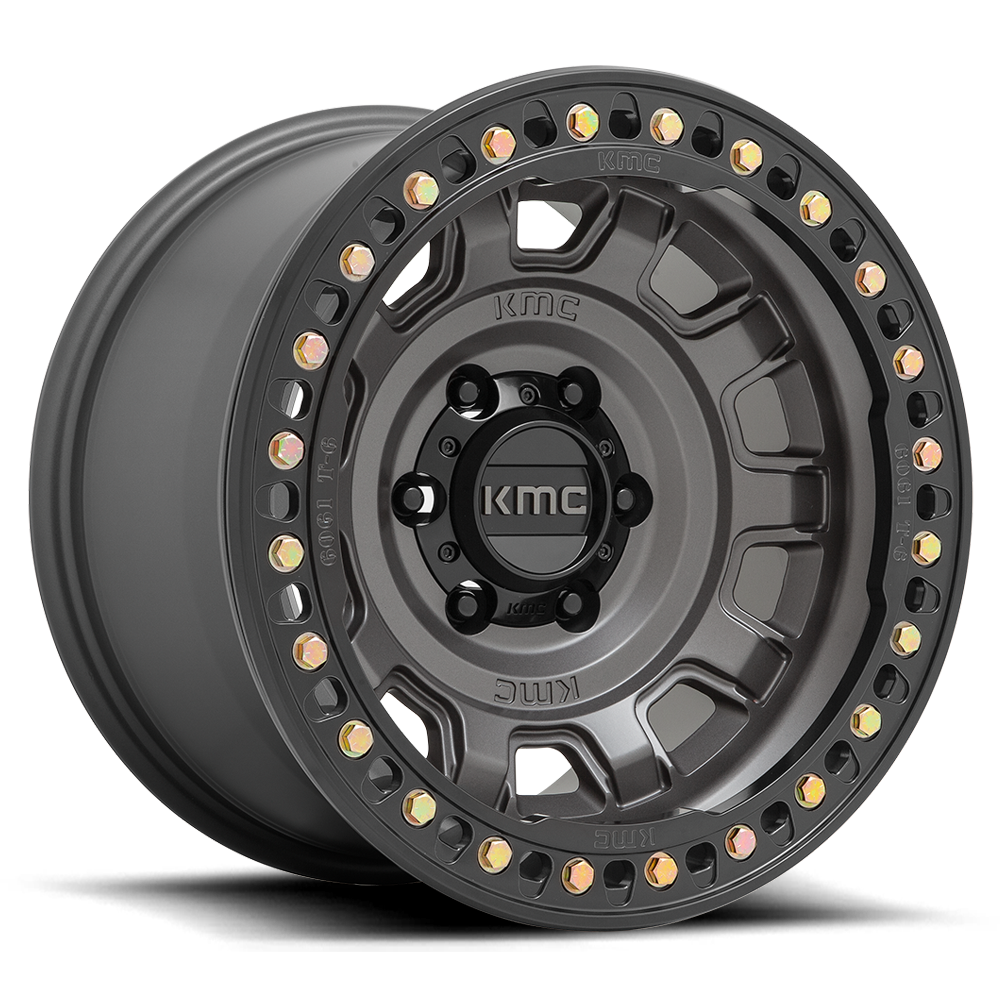 KMC KM236 Tank Beadlock Anthracite wheel