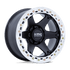 KMC KM238 VI Beadlock Satin Black w/ Machined Ring wheel