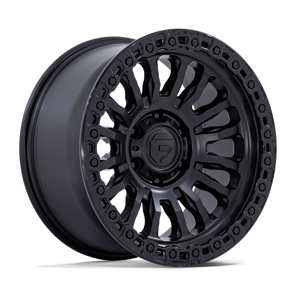 Fuel Off-Road Rincon Matte Black w/ Gloss Black Lip wheel