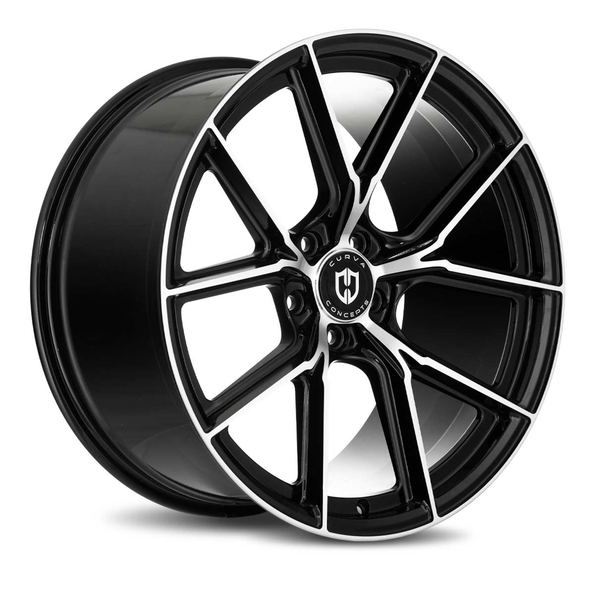 Curva CFF70 | Black Machined Face| Flow Forged – unleashedwheels