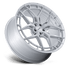Niche Riviera Gloss Silver w/ Brushed Face wheel - view 2