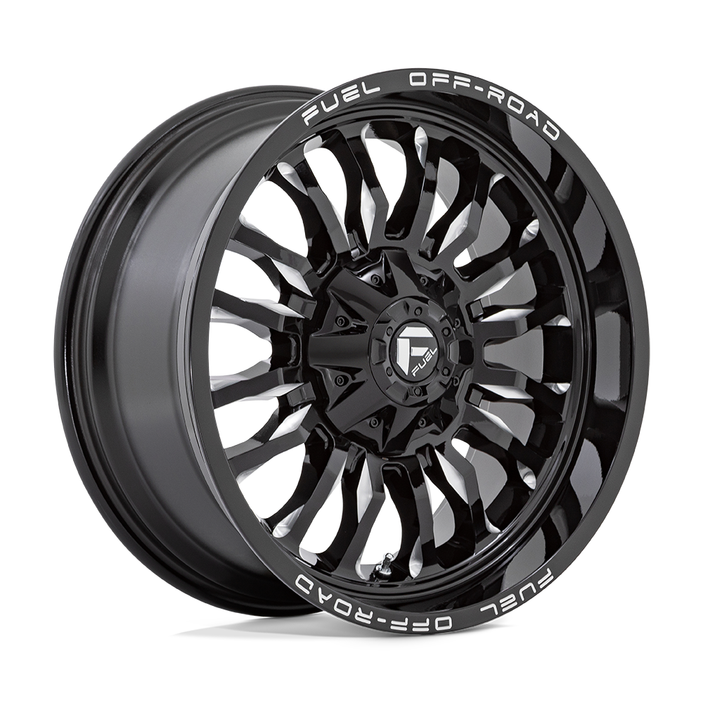 Fuel Off-Road Arc Gloss Black Milled wheel