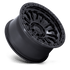 Fuel Off-Road Rincon Matte Black w/ Gloss Black Lip wheel - view 2