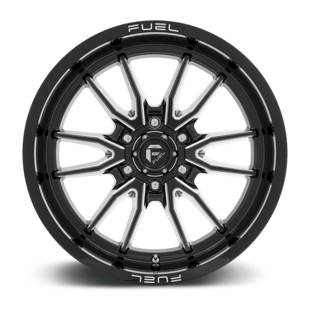 Fuel Off-Road Clash Gloss Black Milled wheel - view 3