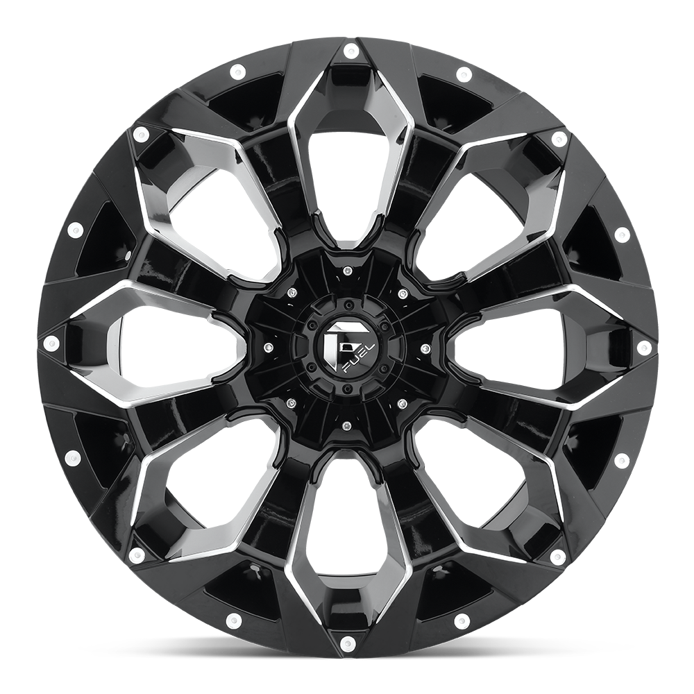 Fuel Off-Road Assault Gloss Black Milled wheel - view 3
