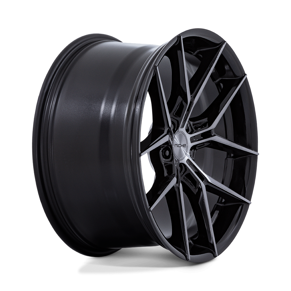 Niche Prodigy 5 Gloss Black Dark Tinted Clear wheel - view 3