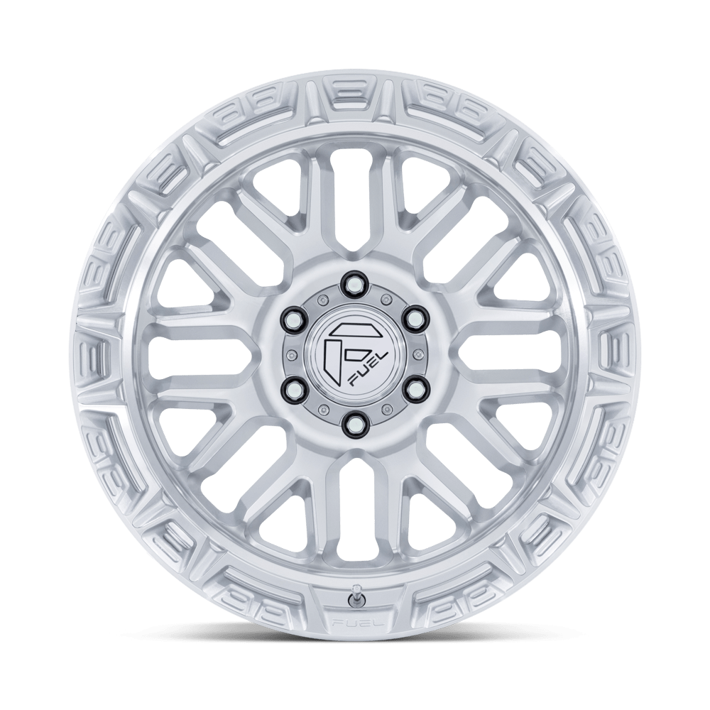 Fuel Off-Road Rail Gloss Silver w/ Machined Face wheel - view 3