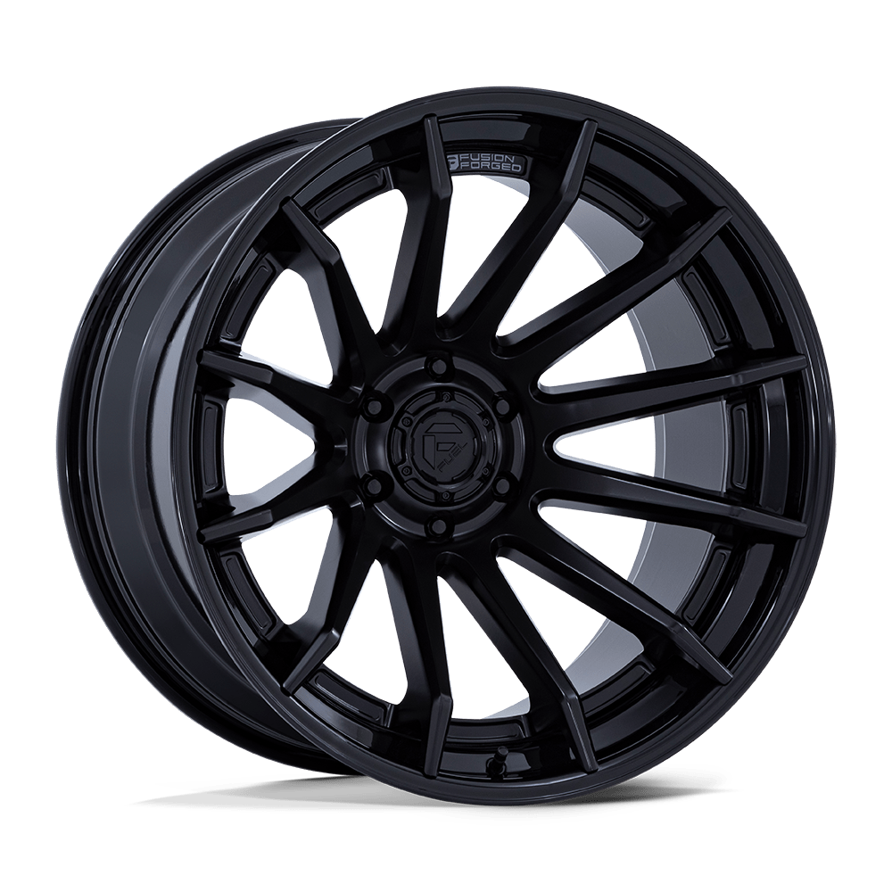Fuel Off-Road Burn Matte Black w/ Gloss Black Lip wheel