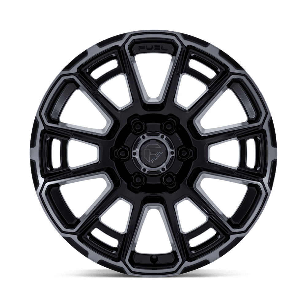 Fuel Off-Road Foxhound Gloss Black w/ Dark Tinted Clear wheel - view 3