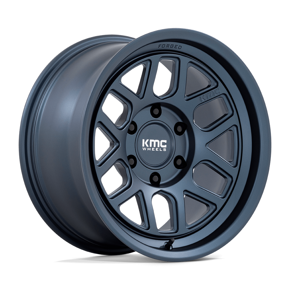 KMC KM446/KM451 Mesa Forged Monoblock Metallic Blue wheel