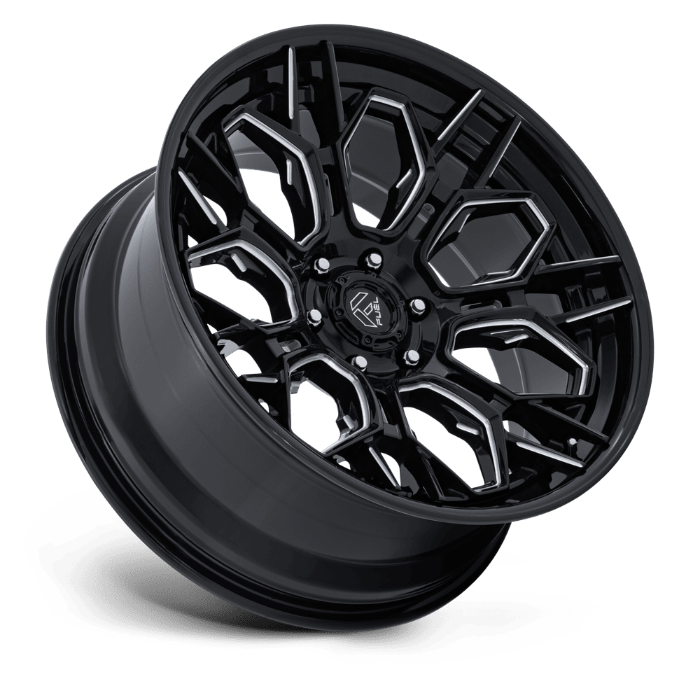 Fuel Off-Road Hive Gloss Black Milled wheel - view 2