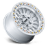 KMC KM552 IMS Gloss Silver w/ Machined Face wheel - view 2