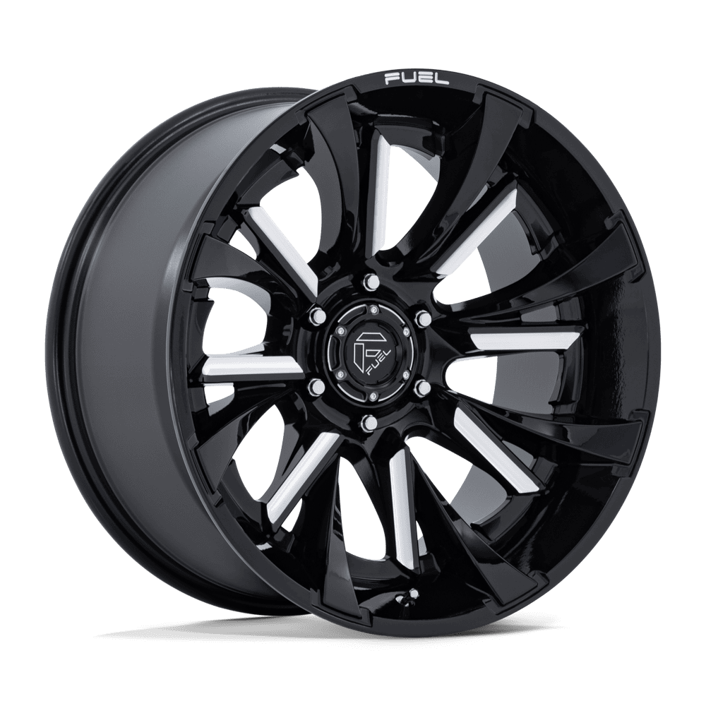 Fuel Off-Road Tantrum Gloss Black Milled wheel