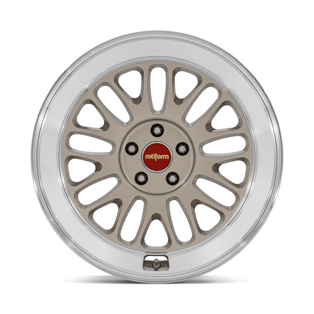 Rotiform SCP Matte Gold w/ Diamond Cut Lip wheel - view 4