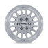KMC KM733 Impact FFT Gloss Silver w/ Machined Face wheel - view 3