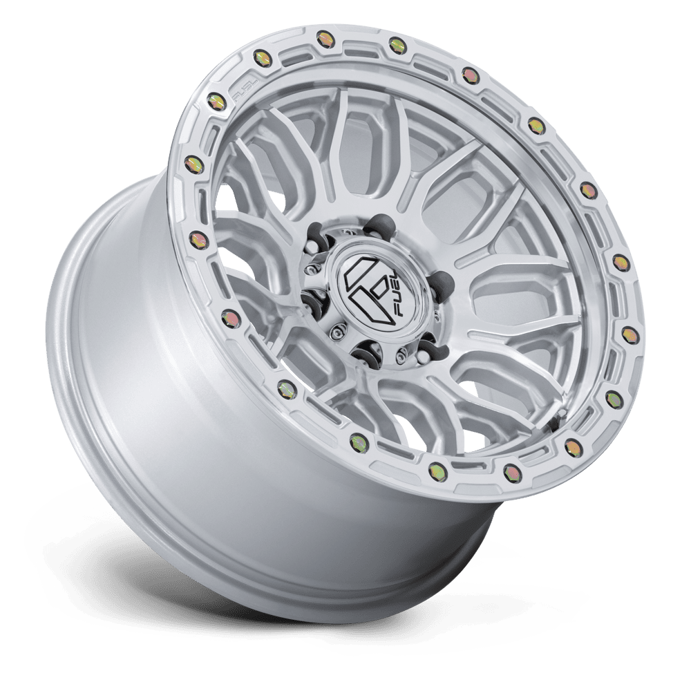 Fuel Off-Road Surge Gloss Silver w/ Machined Face wheel - view 2