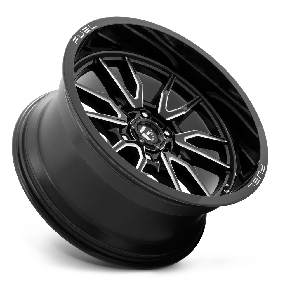 Fuel Off-Road Clash Gloss Black Milled wheel - view 2