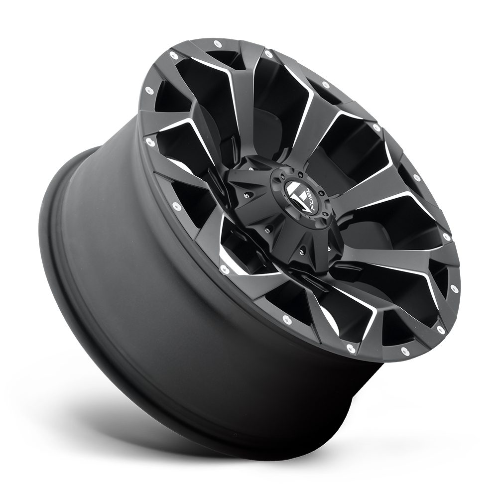 Fuel Off-Road Assault Matte Black Milled wheel - view 2