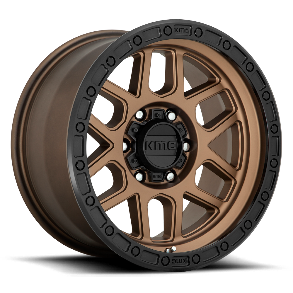 KMC KM544 Mesa Matte Bronze w/ Black Lip wheel