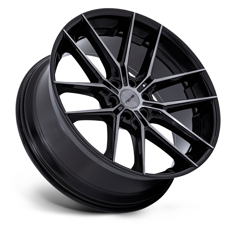 Niche Prodigy 6 Gloss Black Dark Tinted Clear wheel - view 2