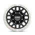 KMC KM234 Grenade Desert Beadlock Satin Black wheel - view 3