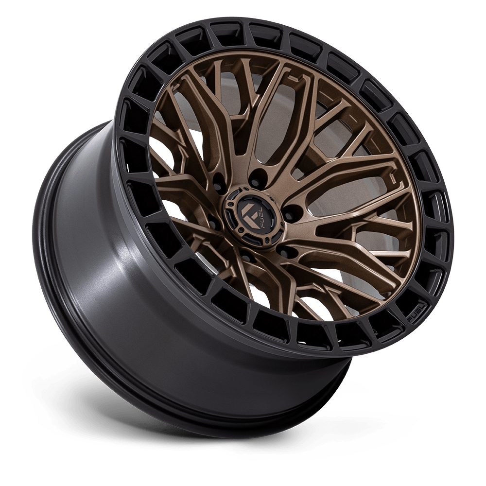 Fuel Off-Road Sigma Matte Bronze w/ Matte Black Lip wheel - view 2
