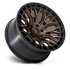 Fuel Off-Road Sigma Matte Bronze w/ Matte Black Lip wheel - view 2