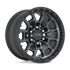 KMC KM718 Summit Satin Black w/ Gray Tint wheel