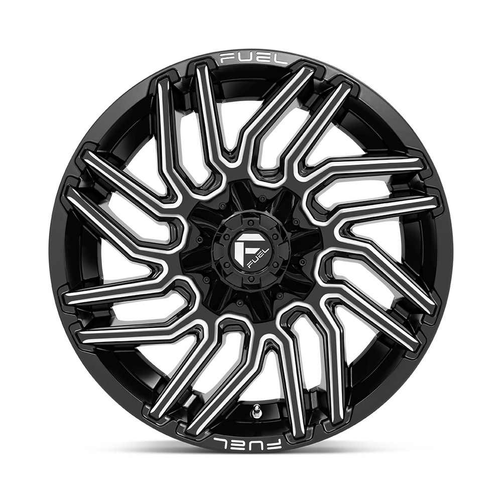 Fuel Off-Road Typhoon Gloss Black Milled wheel - view 3