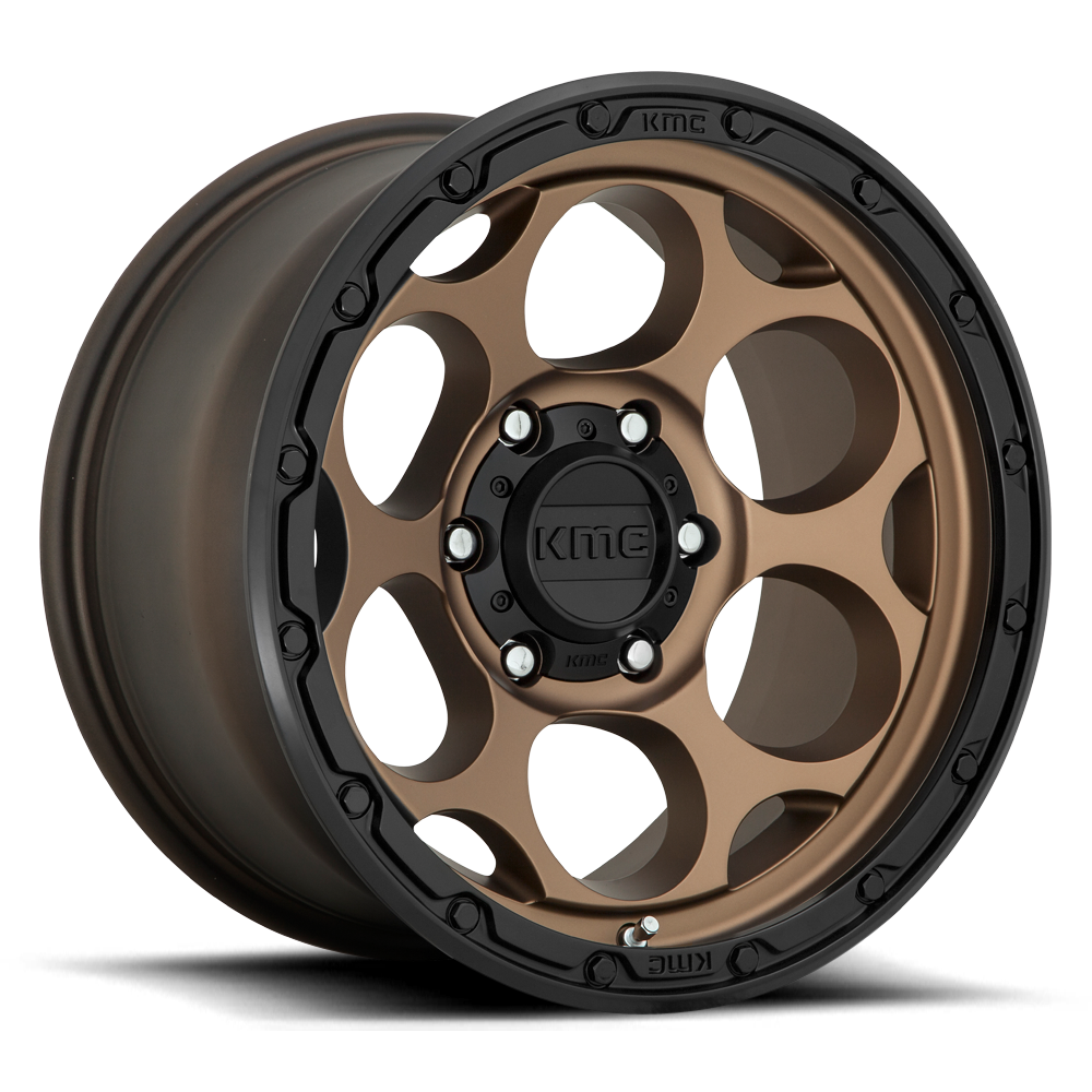 KMC KM541 Dirty Harry Matte Bronze w/ Black Lip wheel